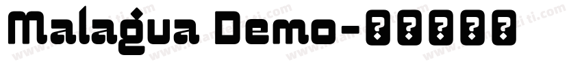 Malagua Demo字体转换